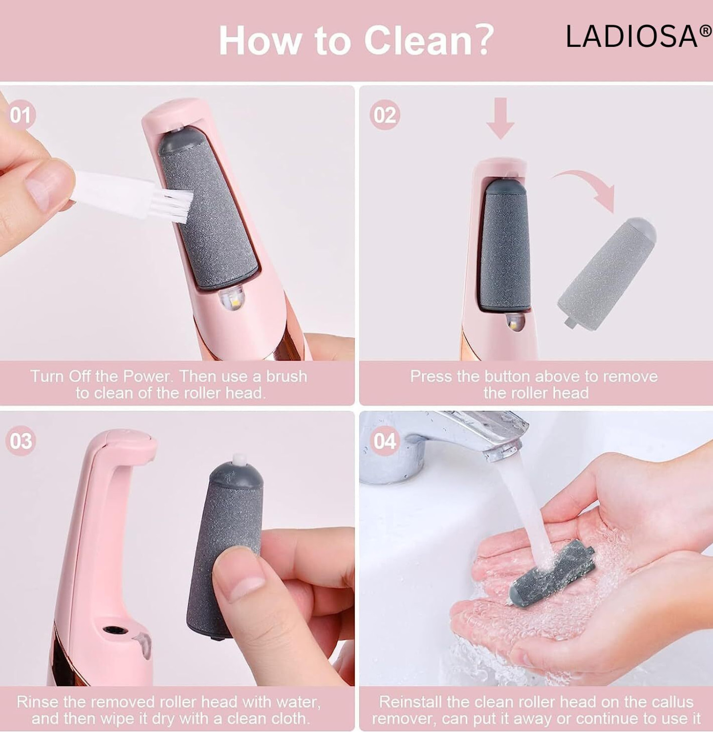 Image of kvt Callus Remover for Feet Women's Pedicure Kit for Foot Rechargeable Tool