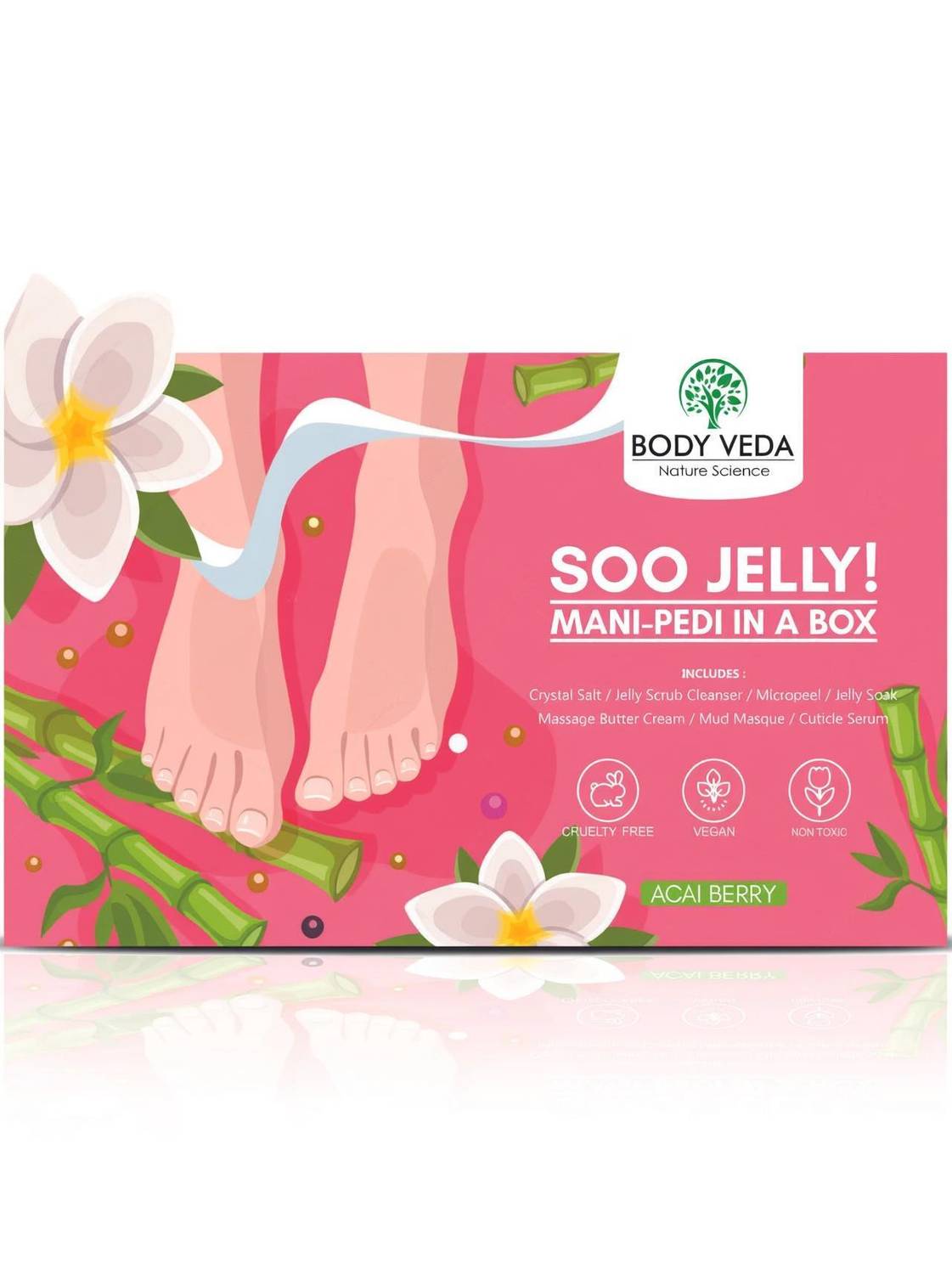 Body Veda Soo Jelly 7 Steps Pedicure Manicure Kit - Image 1