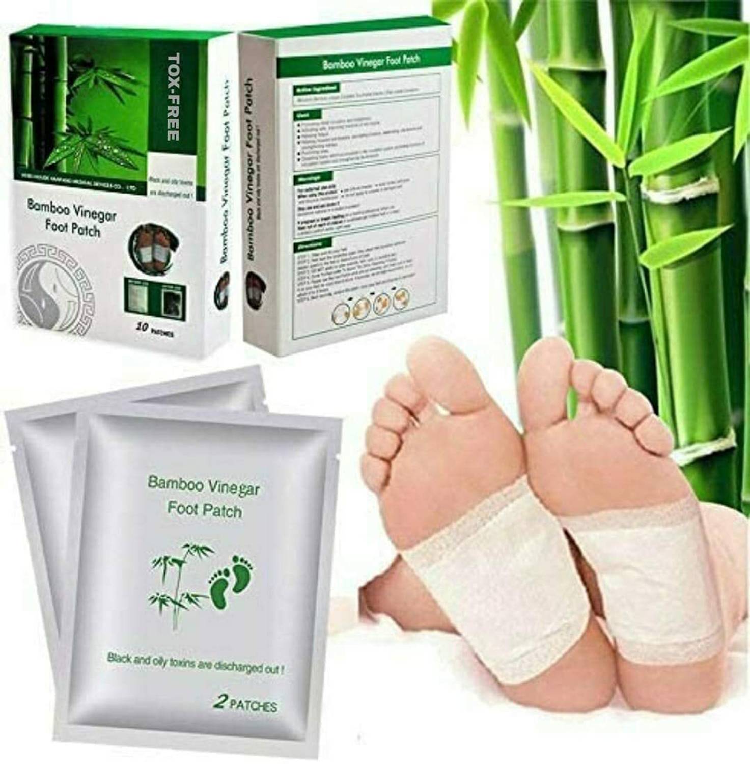 Abelia Detox Foot Patches, Pain Free Foot Pads for Stress Relief Sleep