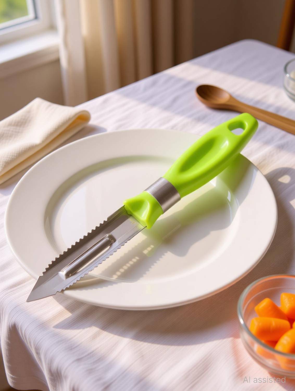 CHEFORRA Classic Peeler I Super slicer for Vegetables & Fruits I Kitchen/Home I Straight Peeler