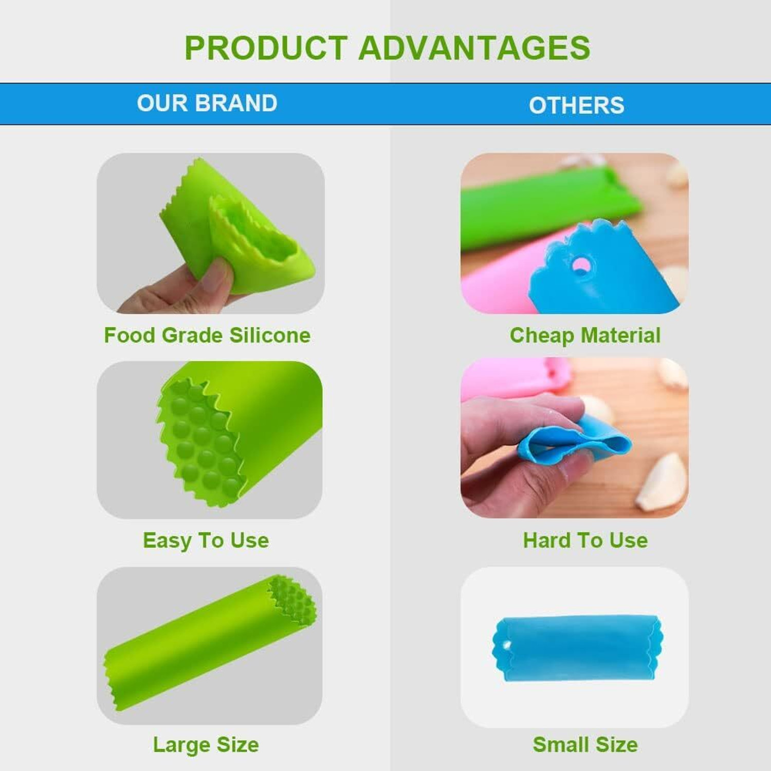Image of Rudram Traders GARLIC PEELER-G Straight Peeler
