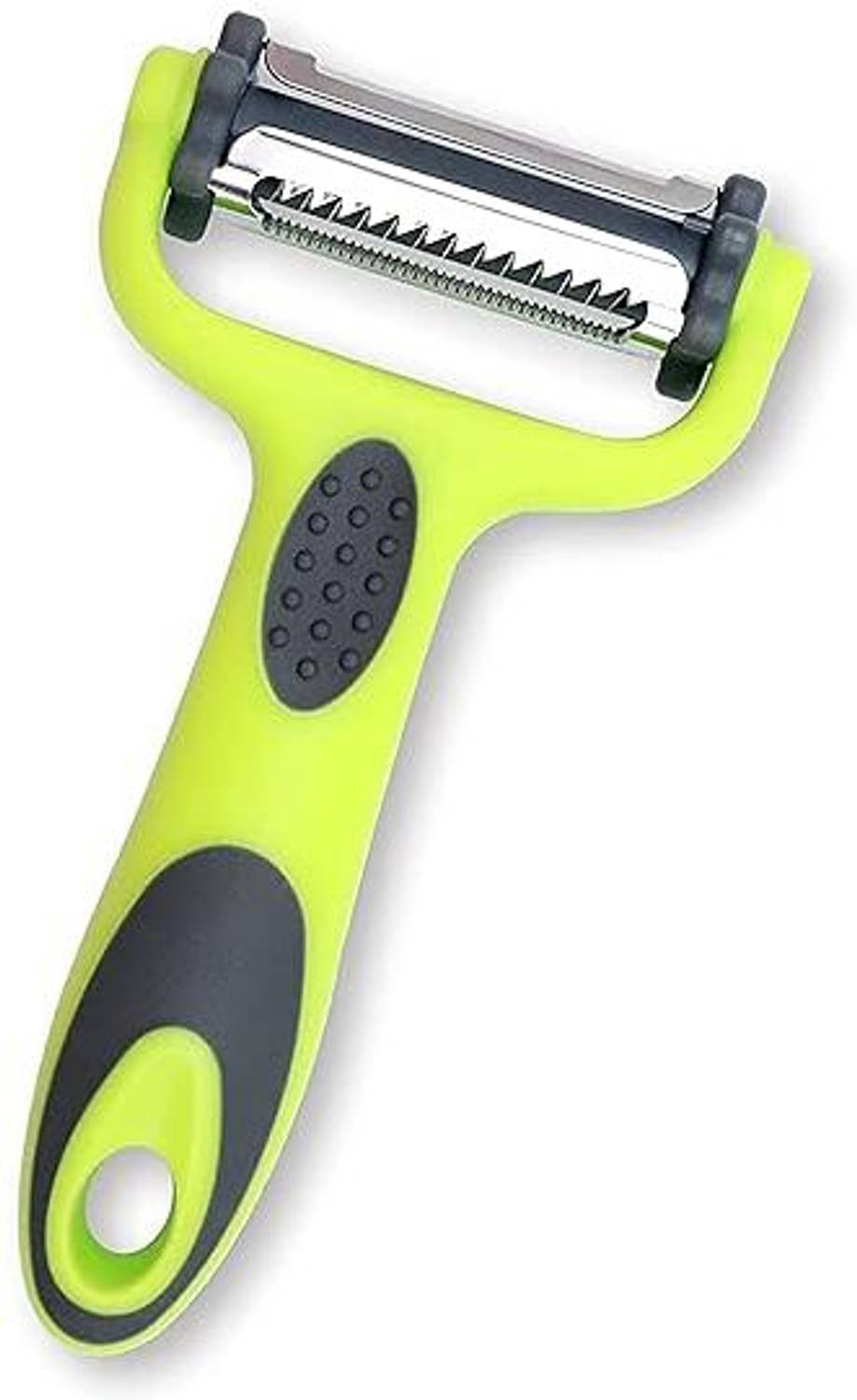 Aktnil Multipurpose Kitchen Peeler for Vegetable & Fruits 3-in-1 Stainless Steel Blades Straight Peeler