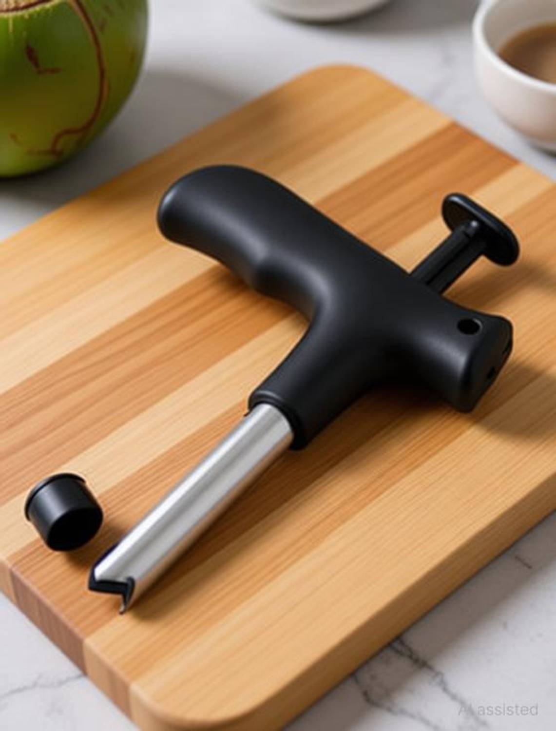 Horizonite QuickDrill EasyPress Stainless Steel Coconut Opener for Fast Clean Water Access NA Peeler — Kitchen Tools & Gadgets