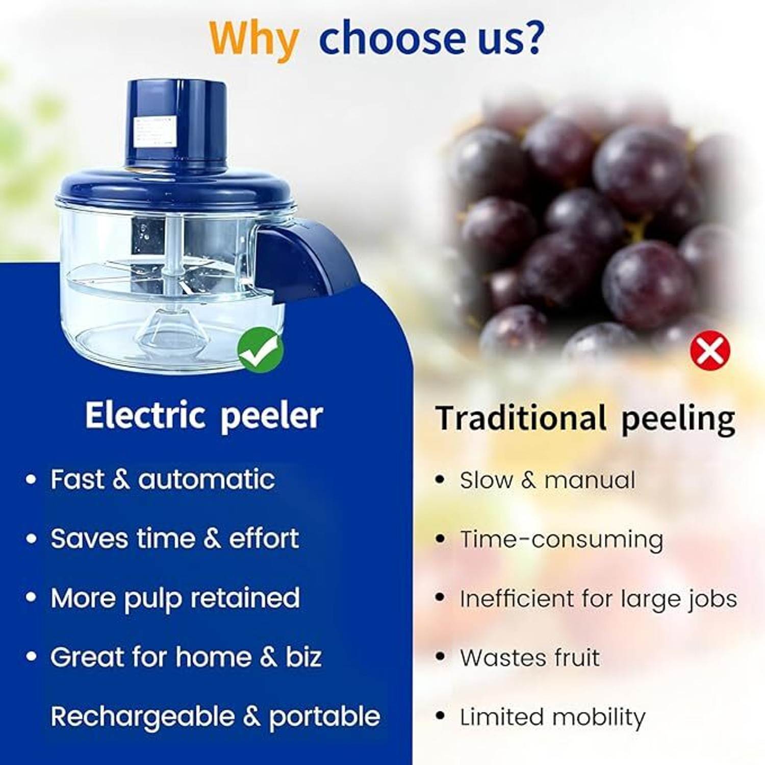 Image of Viaaro Automatic Fruit & Vegetable Peeler NA Peeler
