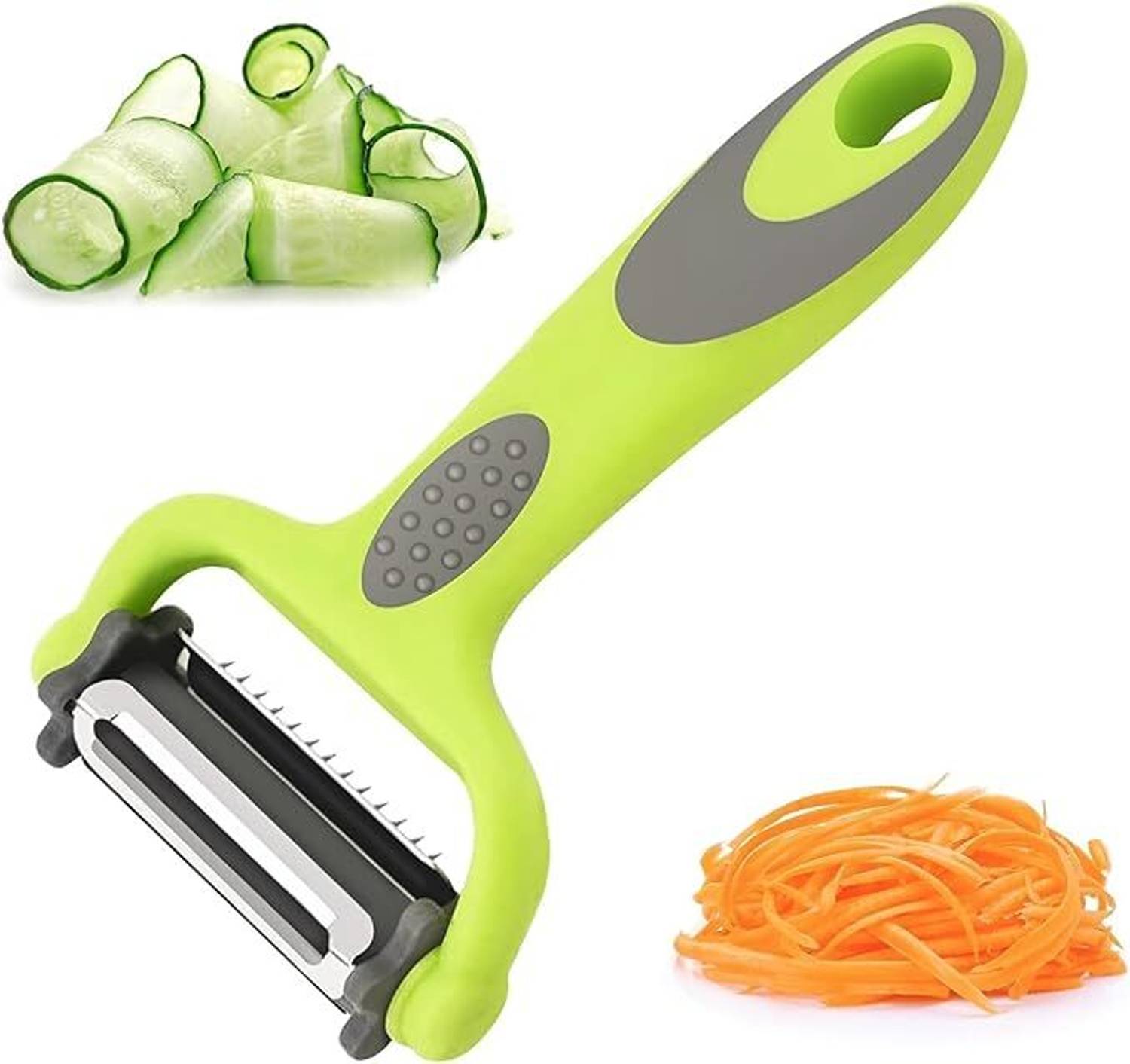 btcreation Peeler for Vegetables and Fruits, Durable 3-in-1 Julienne Peeler for Salad Y Shaped Peeler