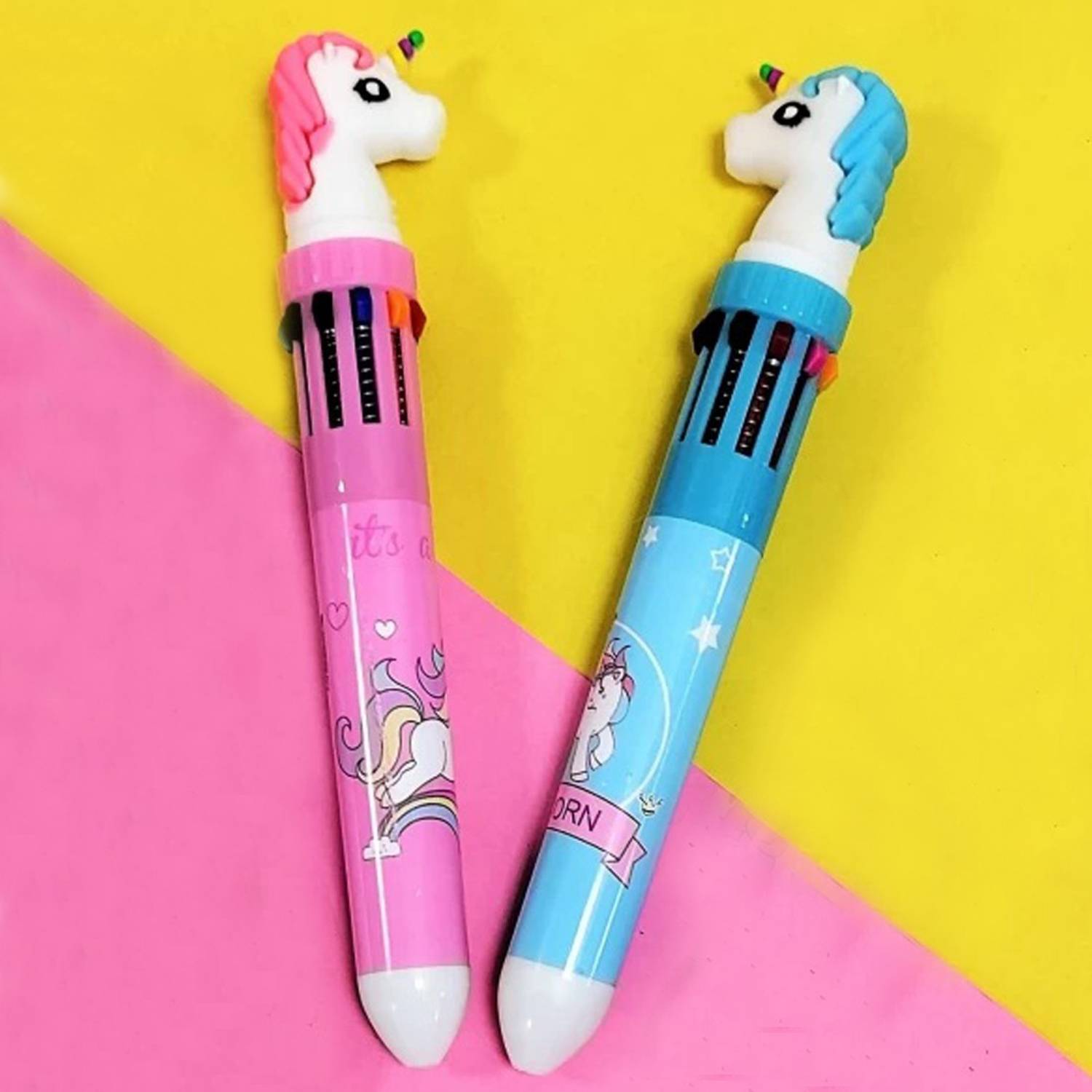 BONZEAL 10 in 1 Color Unicorn Ball Pen