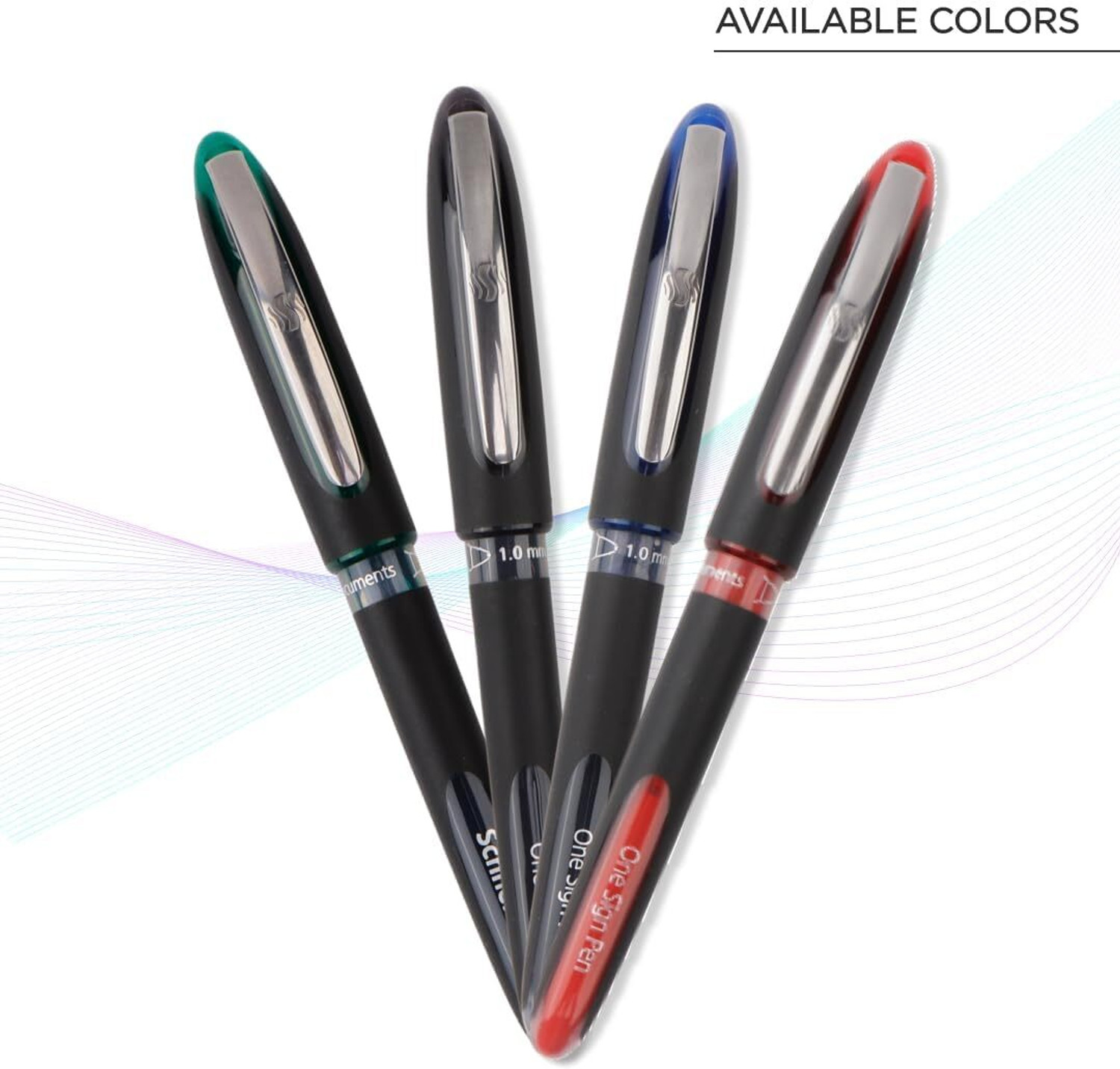 Image of Schneider By Luxor One Sign | Cone Tip | 1.0 mm | 2000 Meters Writing Length | Consistent Ink Flow Roller Ball Pen