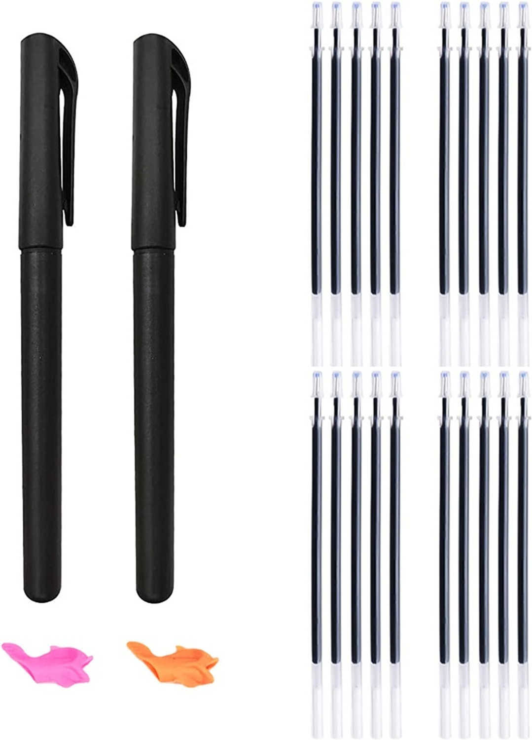 Image of ZRIYOS Magic Pens & Refills for Reusable Pen of Invisible Ink,Writing Pen Grip Refill (Pack of 24, Ink Color - White)