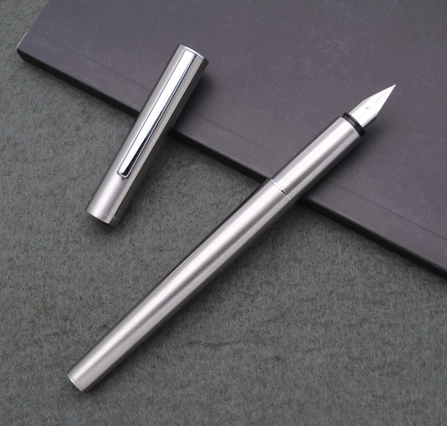 Image of Schmidt Jinhao 35 Series Stainless Steel Extra Fine Nib Fountain Pen Fountain Pen