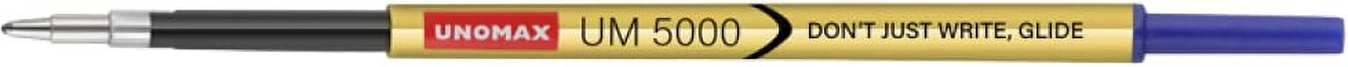Image of UNOMAX UM5000 Refill - Pack of 10 | Ink - Bllue | Ball Pen Refill