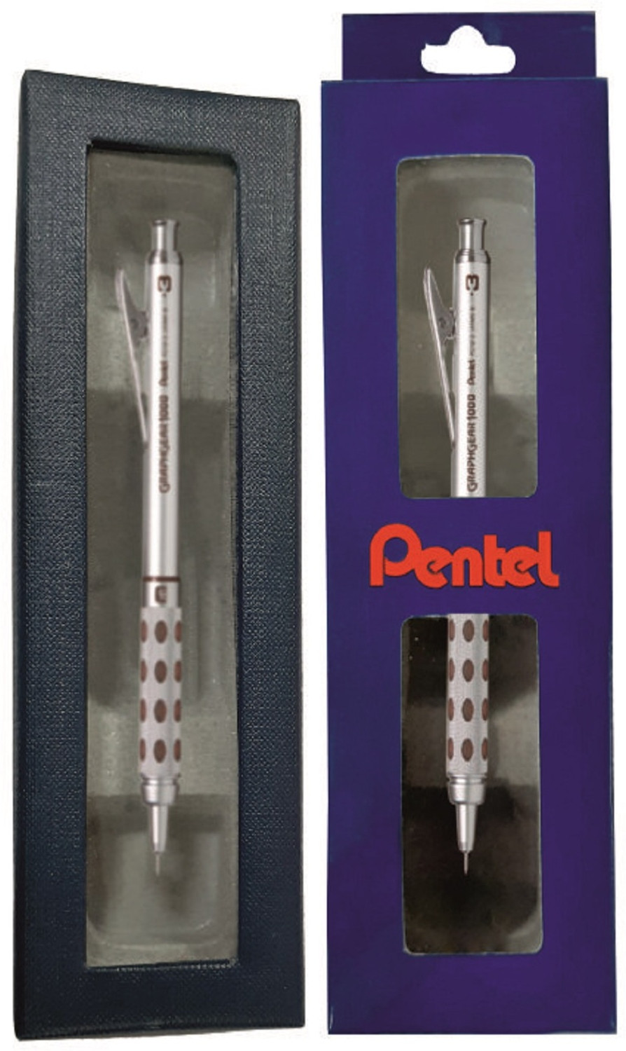 Image of PENTEL 0.3 MM Mechanical Drafting Pencil | Metal Clip With Retractable Mechanism Mechanical Pencil