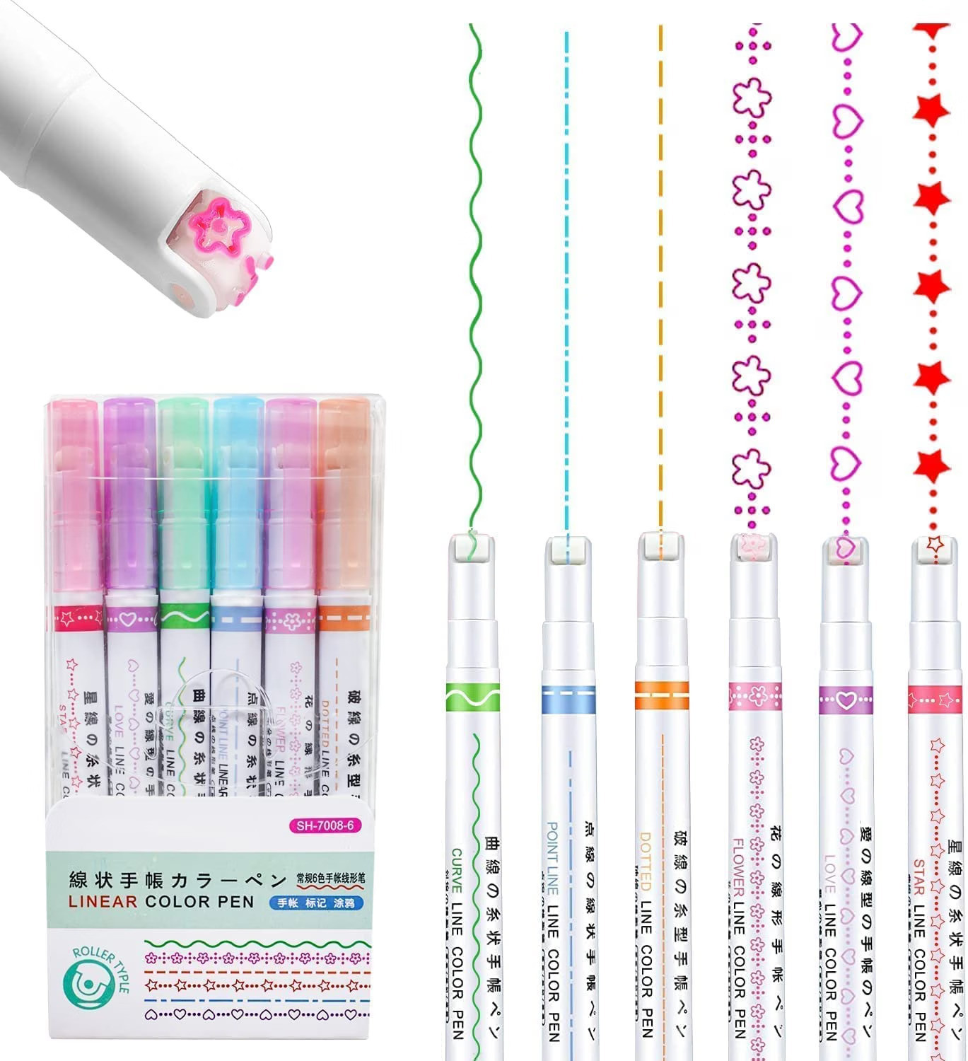 Image of KLIDSHUSOZ TREASURE Decorative Color Pens Marker Ink