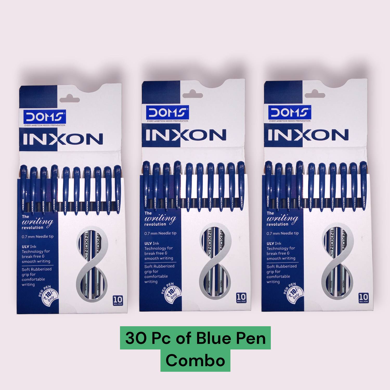 DOMS Inxon Ball Pen Blue Pack of 30 - Image 1