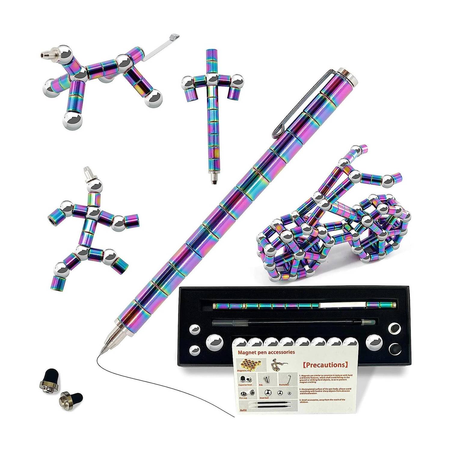 PENTADRÈ　シークレットセット ZODZE Fidget Pen,Magnetic Metal Pen, Multifunctional Decompression
