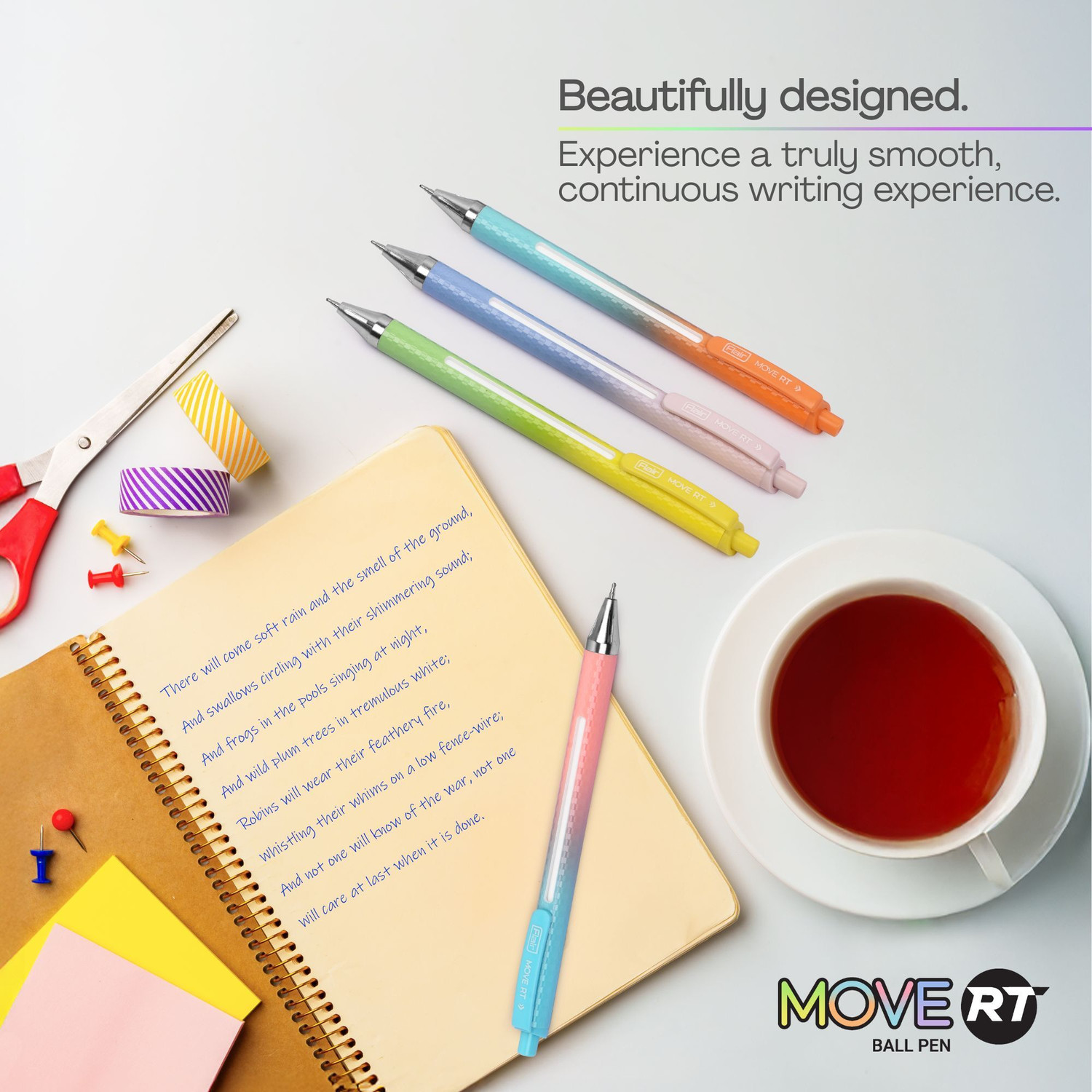 Image of FLAIR Move RT Ball Pen Pack of 25 Ball Pen