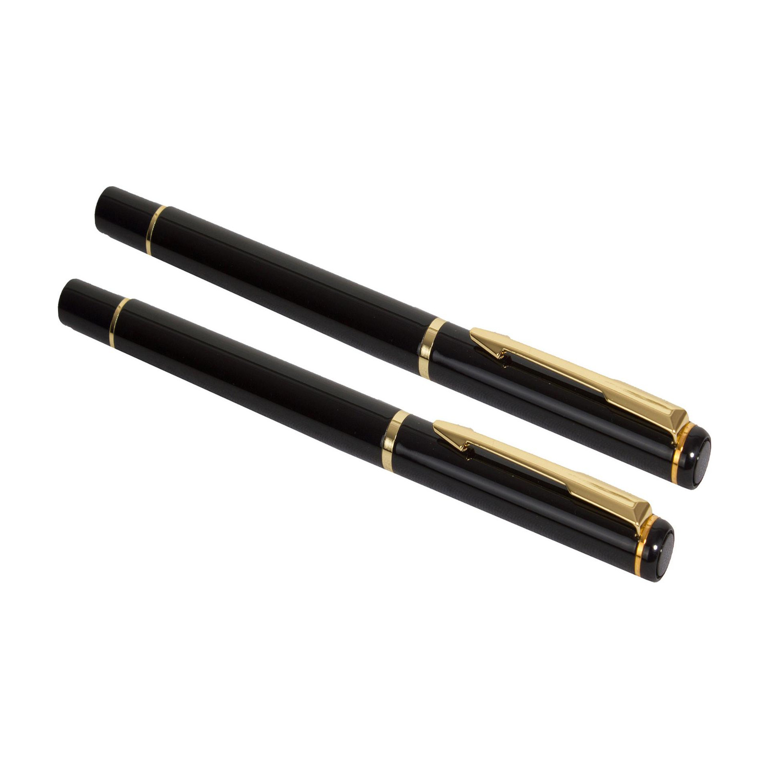 Image of auteur 801 Executive Black Color Metal Body Set Of 2 Roller Pen Gift Set