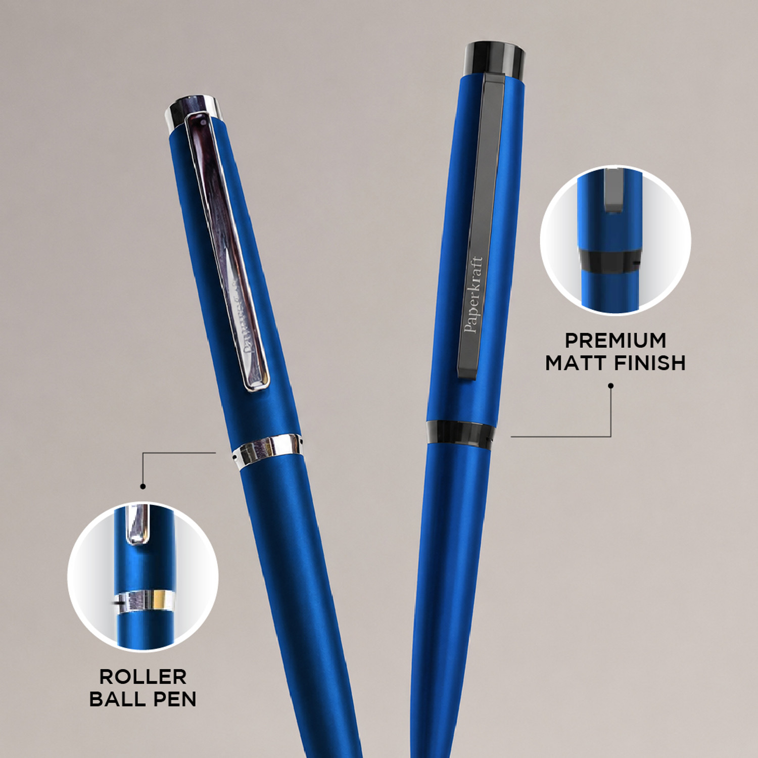 Image of Paperkraft Pack of Ball Pen & Roller Ball Pen Pen Gift Set