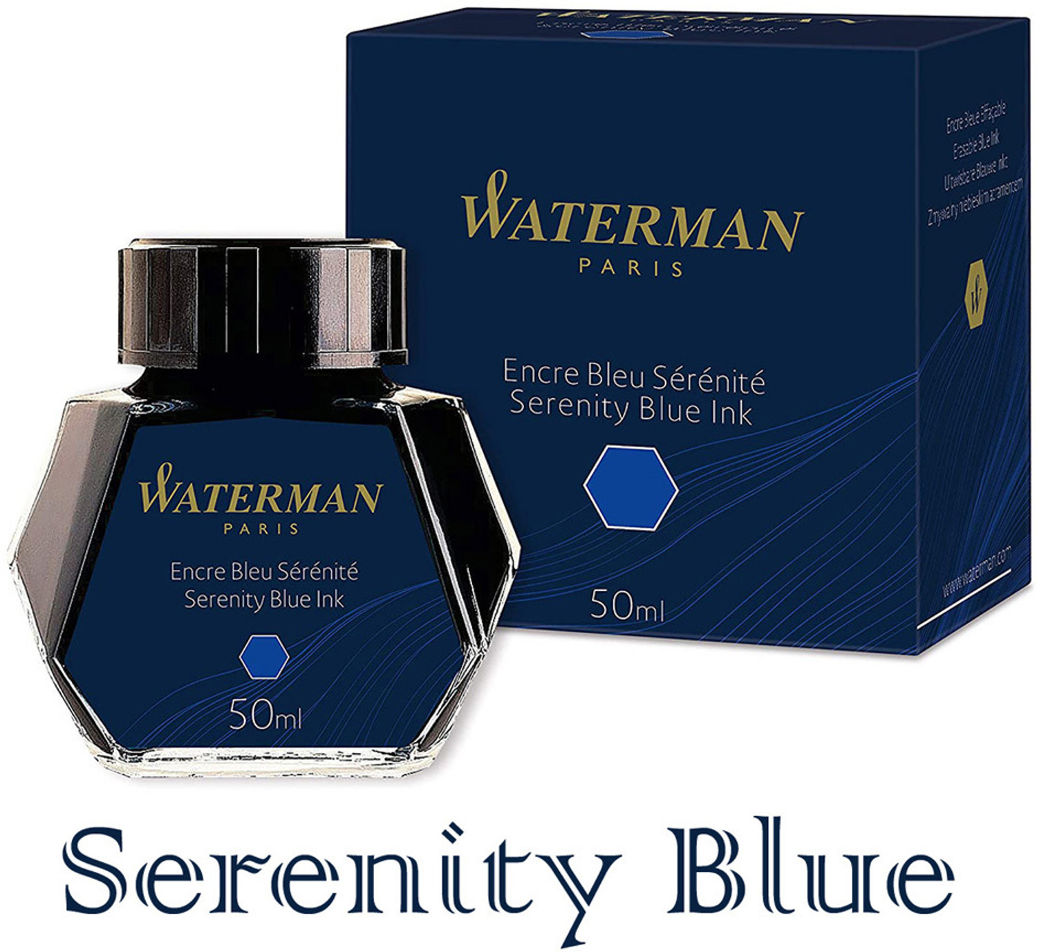 Image of Waterman SERENITY BLUE - 50ML INK BOTTLE Ink Bottle