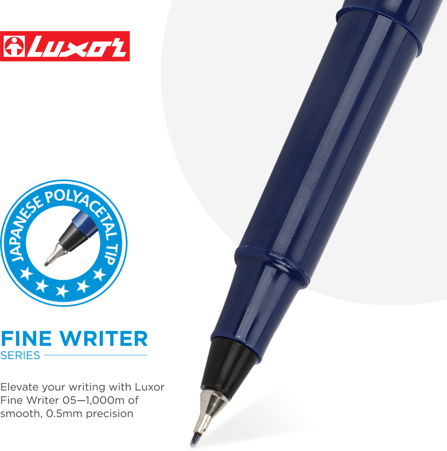 Image of LUXOR Finewriter 05 Assorted Colors Fineliner Pen