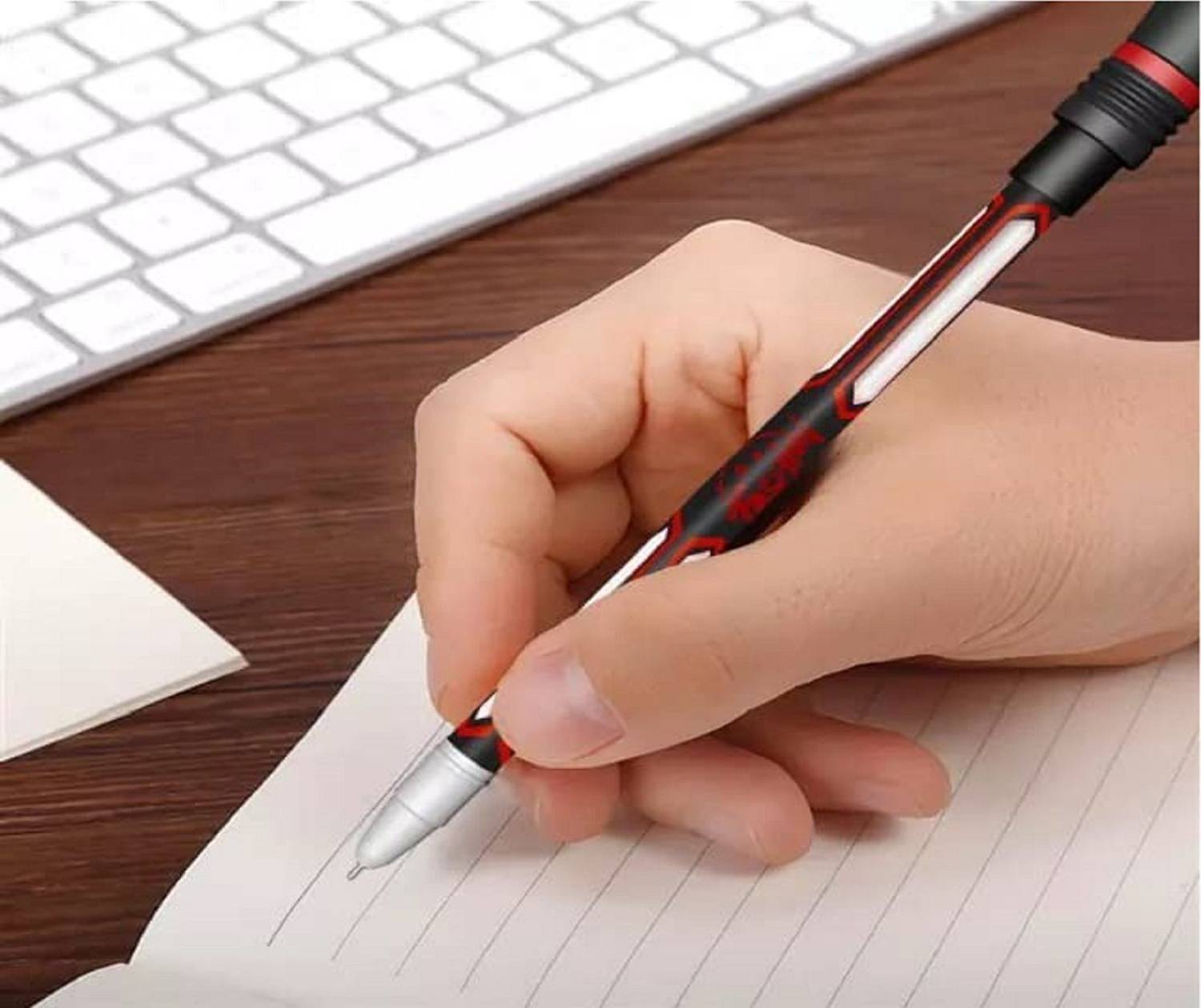 Agelast Finger Rotateable Gaming Spinning Pen, Stress Relief, Non-Slip Coated Gel Pen