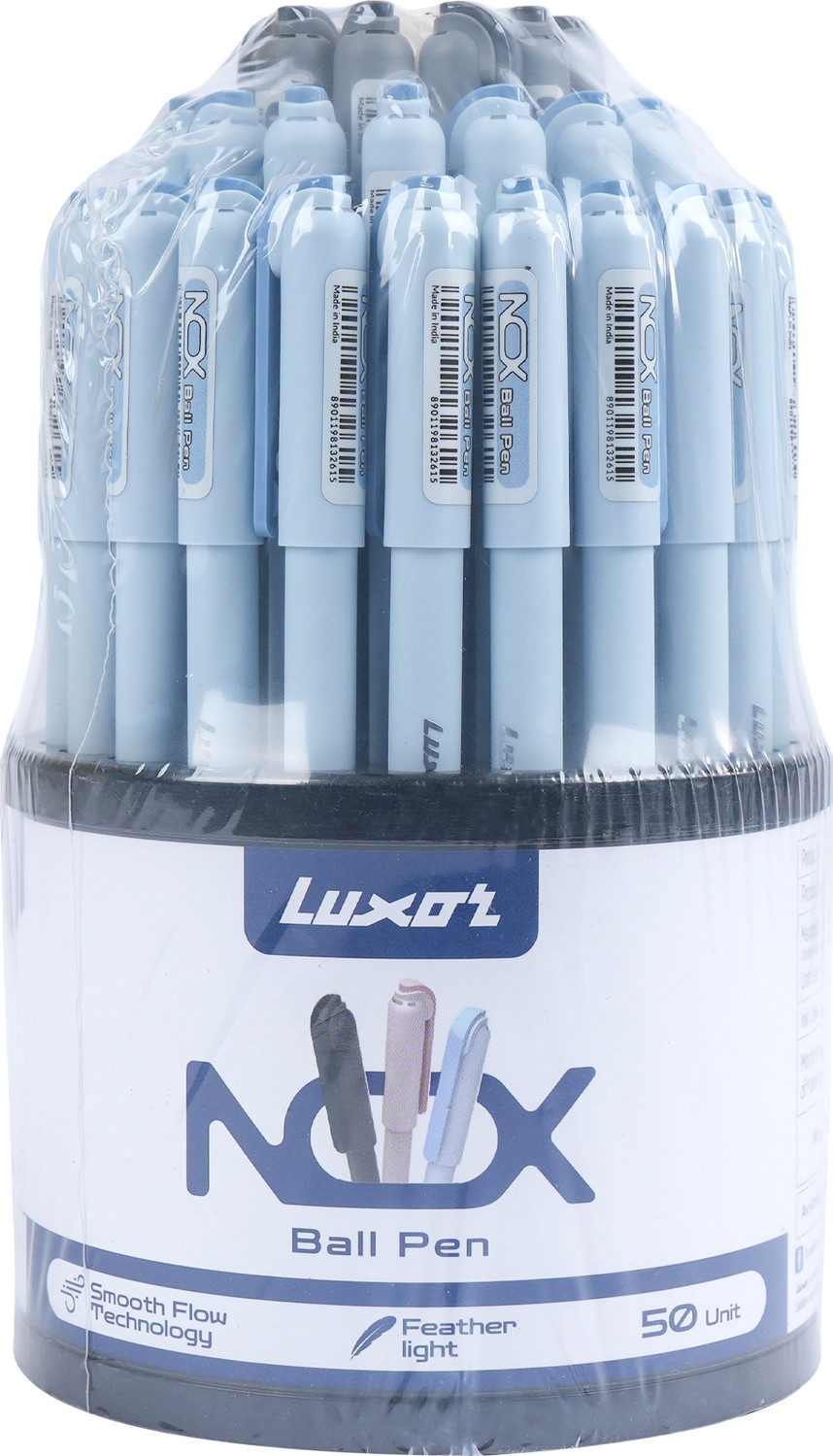 Image of LUXOR NOX Assorted Ball Pens | 0.7 mm | Feather-Light | For Home, Office, and School | Ball Pen
