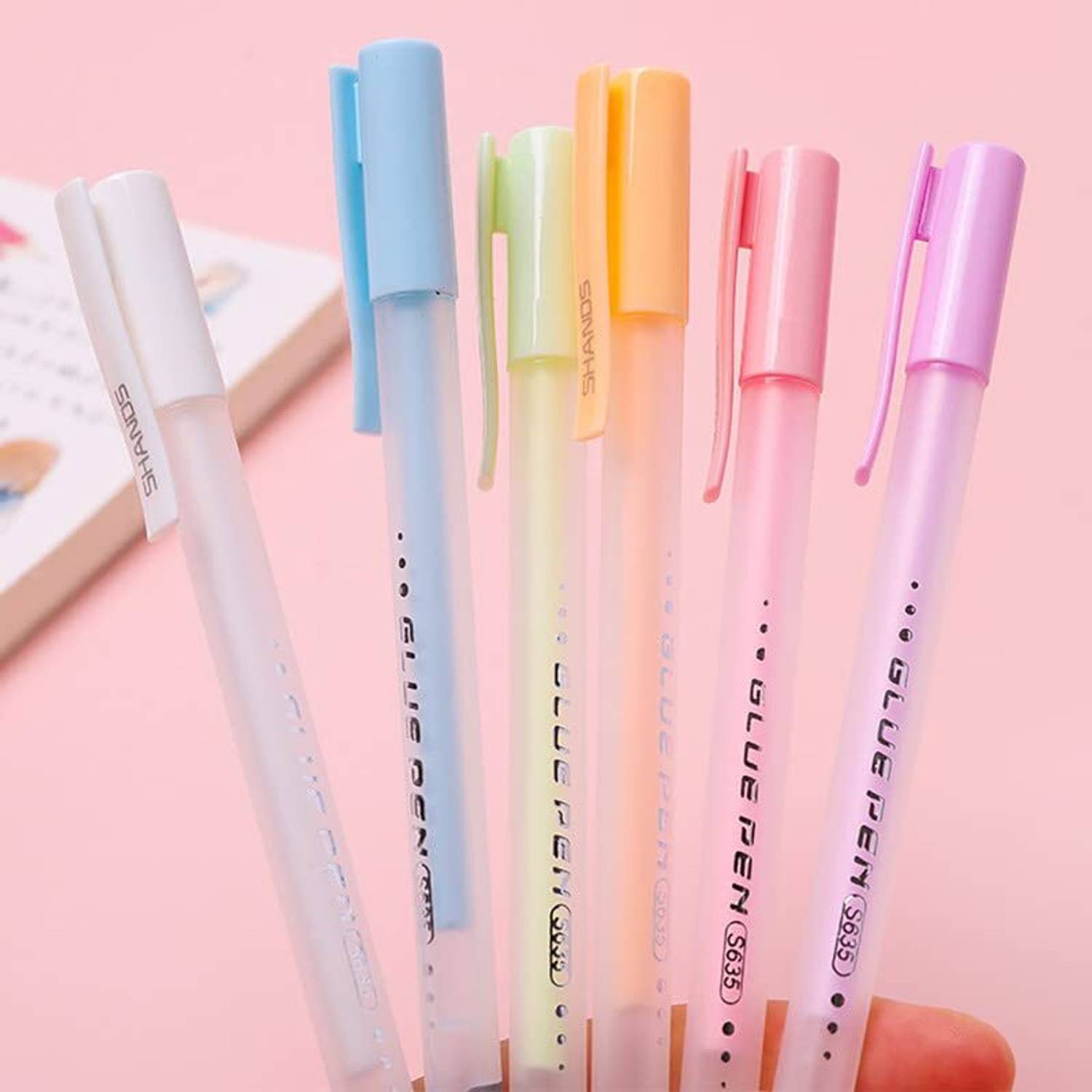 canoff Quick Dry Glue Pen for Papercrafts, Handmade DIY Foil-Stamping Stationery Set