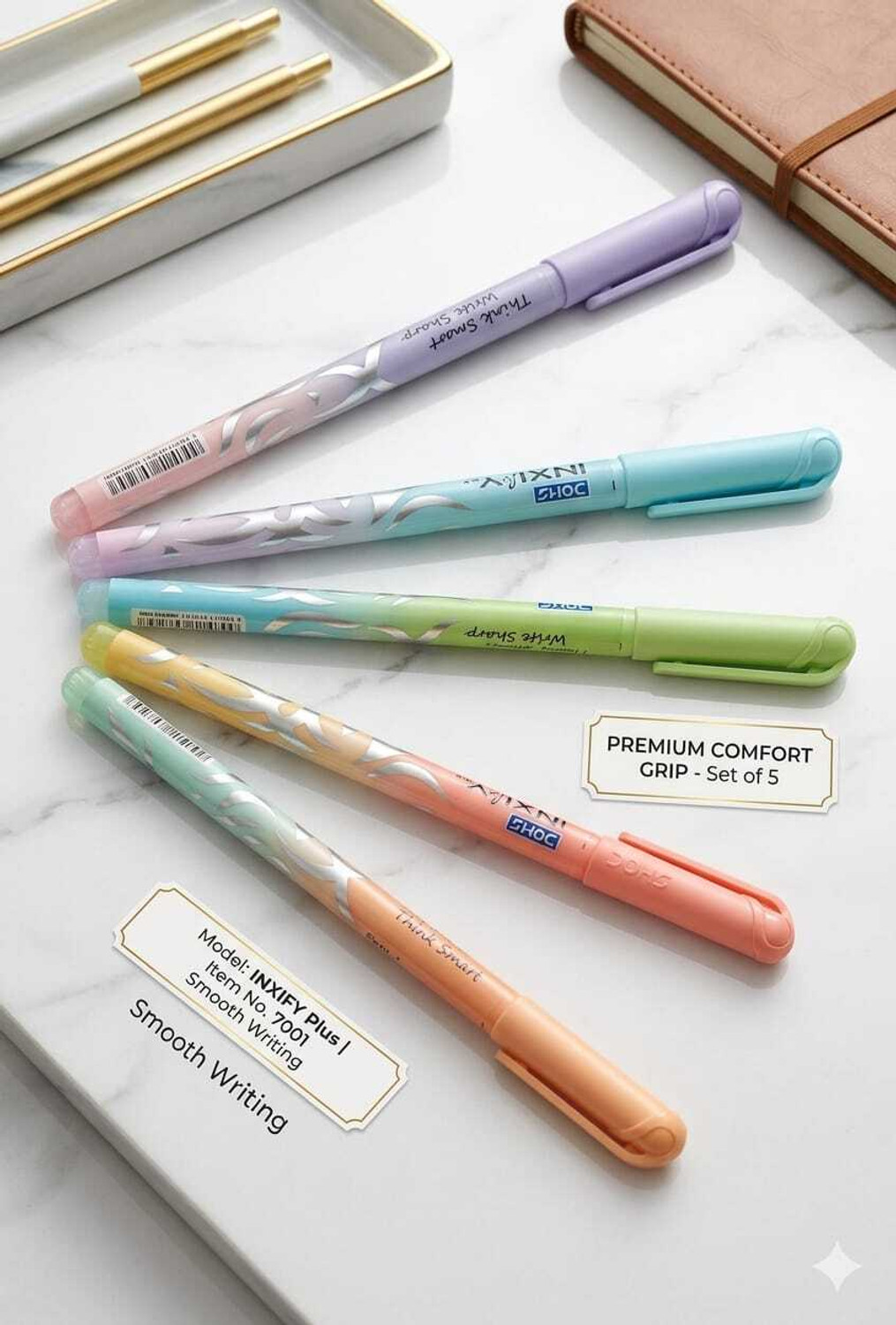 Image of inxify 100 pens Ball Pen (Ink Color - Blue)