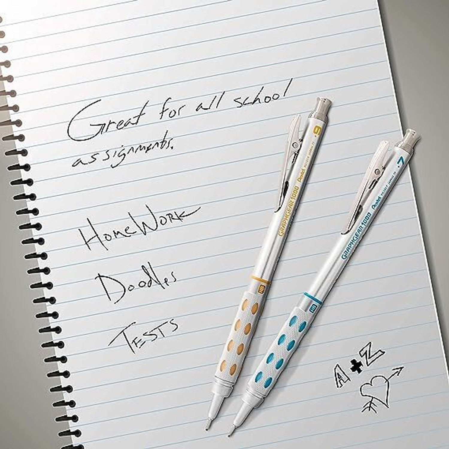 Image of PENTEL 0.3 MM Mechanical Drafting Pencil | Metal Clip With Retractable Mechanism Mechanical Pencil