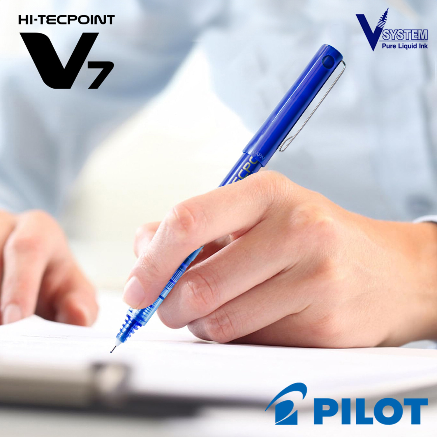Image of PILOT V7 (Blue- 5) Roller Ball Pen