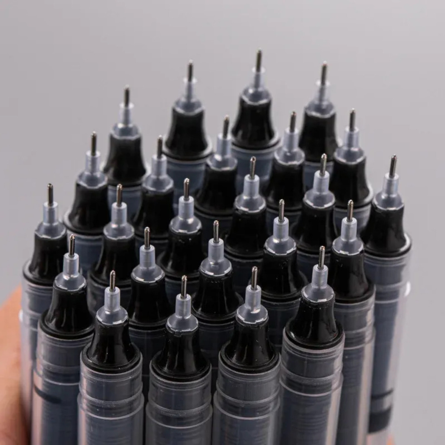 Image of HARDSOSH'S COUTURE Fine Roller Gel Pen 0.5mm Large Capacity Straight Liquid Gel Pen Office Writing Ink Cartridge