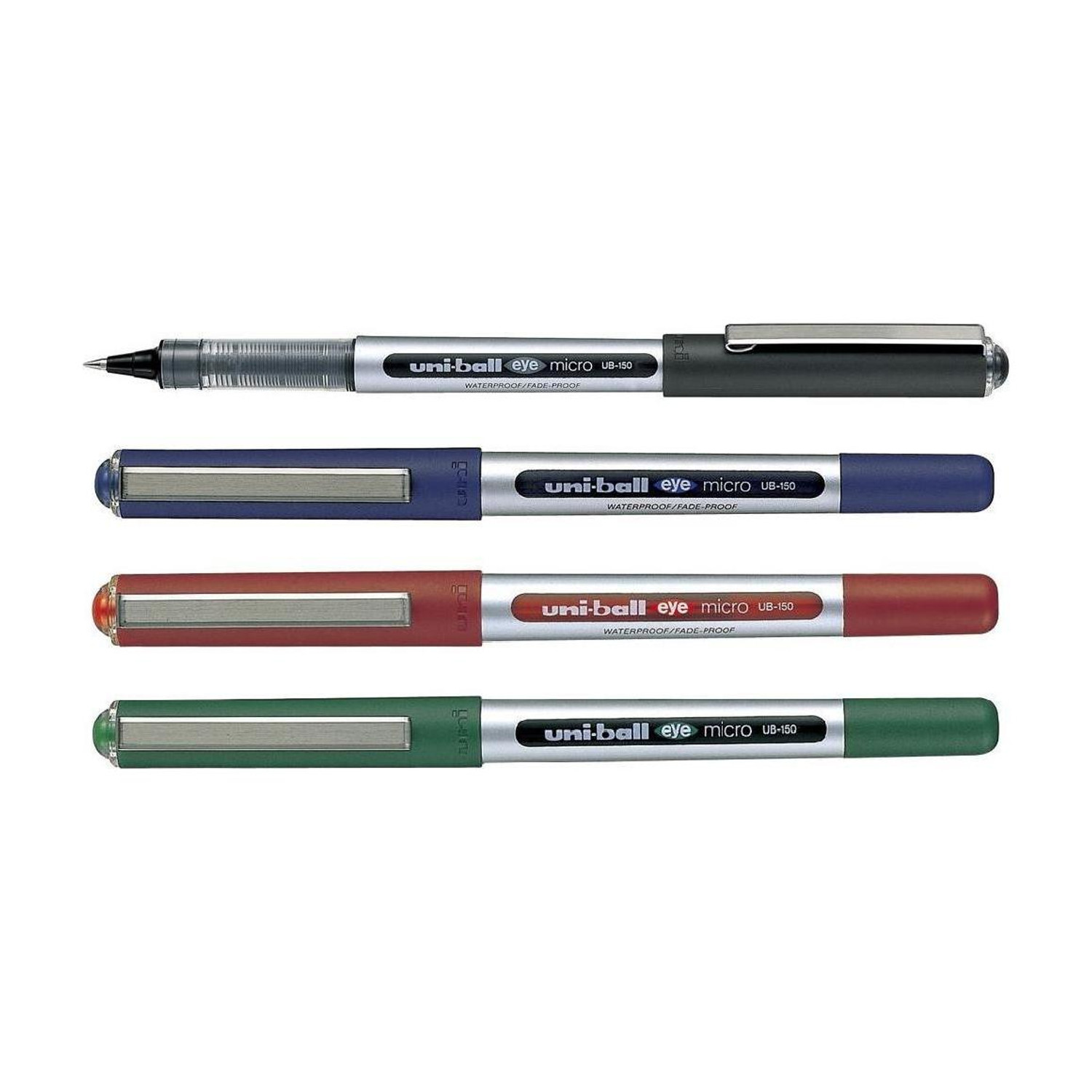 Image of uni-ball Eye UB 150|Tip Size 0.5 mm| Comfortable Grip |For School & Office Use| Roller Ball Pen
