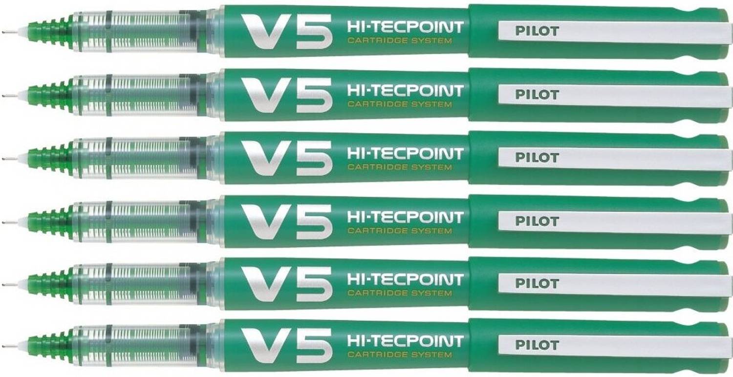 PILOT Hi-Tecpoint 0.5mm V5 Cartridge System Roller Ball Pen - Buy