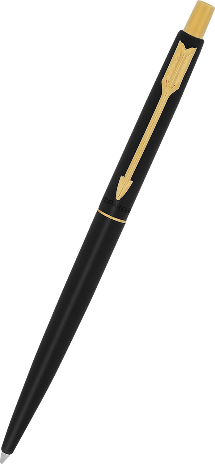 Image of PARKER Gift Set | Note Book wih Classic Matte Black Gold Trim | Ball Pen