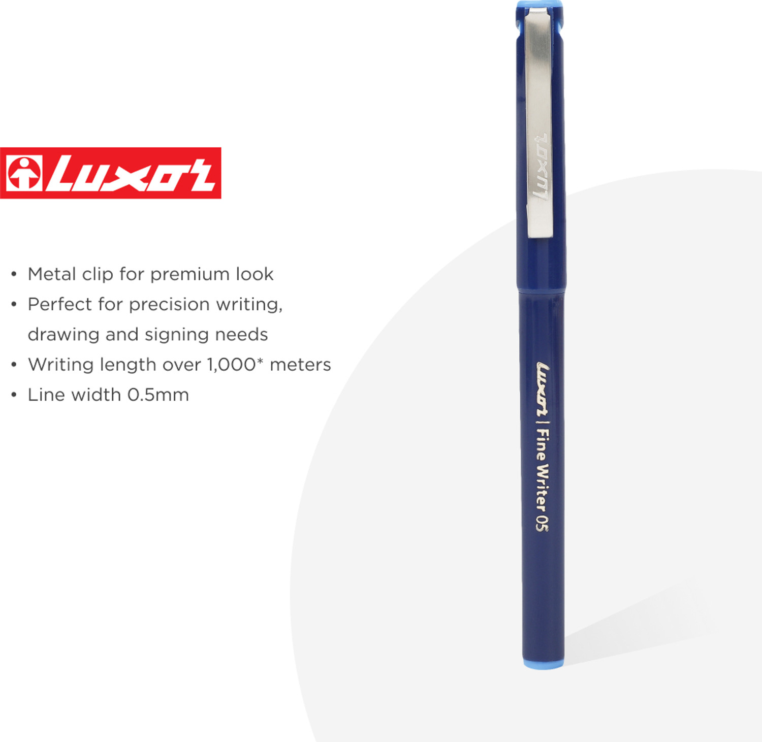 Image of LUXOR Finewriter 05 Assorted Colors Fineliner Pen