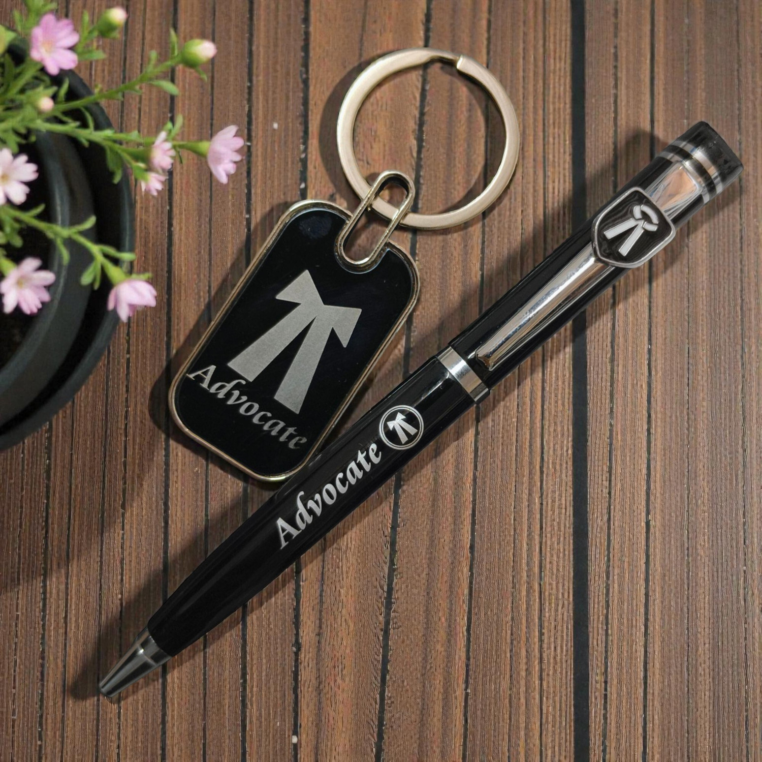 Image of Izel Craft ADVOCATE PEN WITH ADVOCATE KEYRING Pen Gift Set