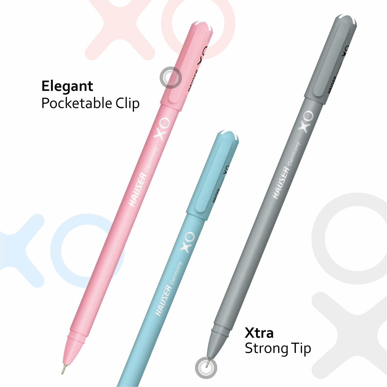 Image of HAUSER XO Ball Pen Pack of 20 in Pen Shape Jar Packaging Ball Pen