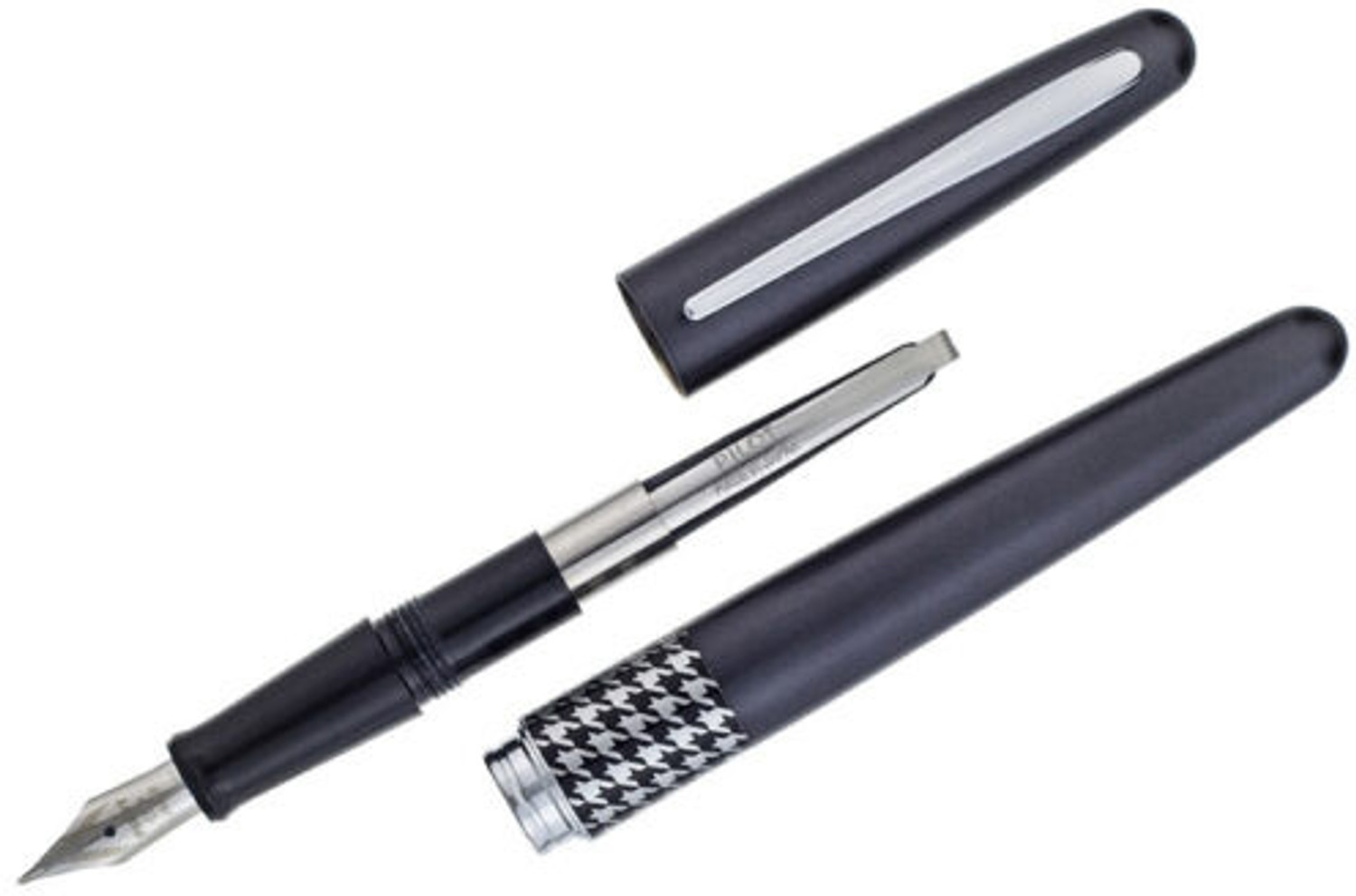 Image of PILOT MR 3 Retro Pop Collection Metallic Gray - Fine Nib Fountain Pen