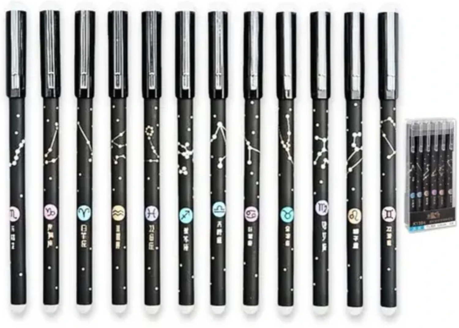 Image of Ink spot Galaxy Blue Erasable pen Gel pen Ball Pen