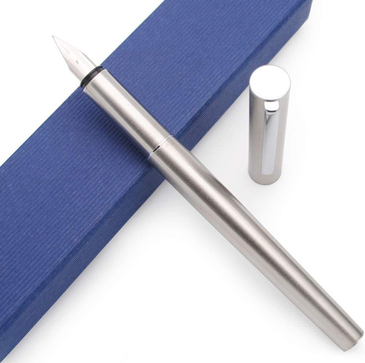Image of Schmidt Jinhao 35 Series Stainless Steel Extra Fine Nib Fountain Pen Fountain Pen