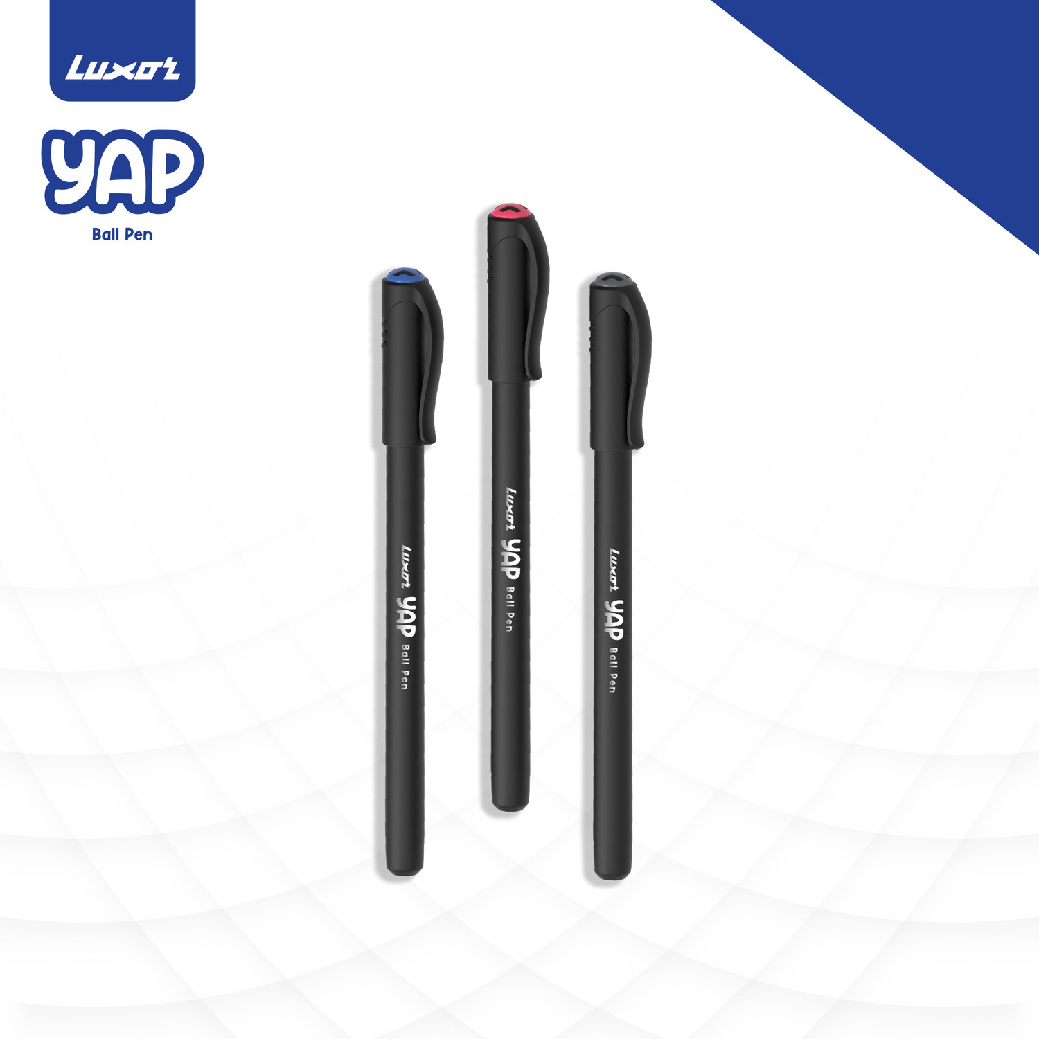 Image of LUXOR YAP Assorted Ball Pens | 0.7 mm | Feather-Light | For Home, Office, and School | Ball Pen