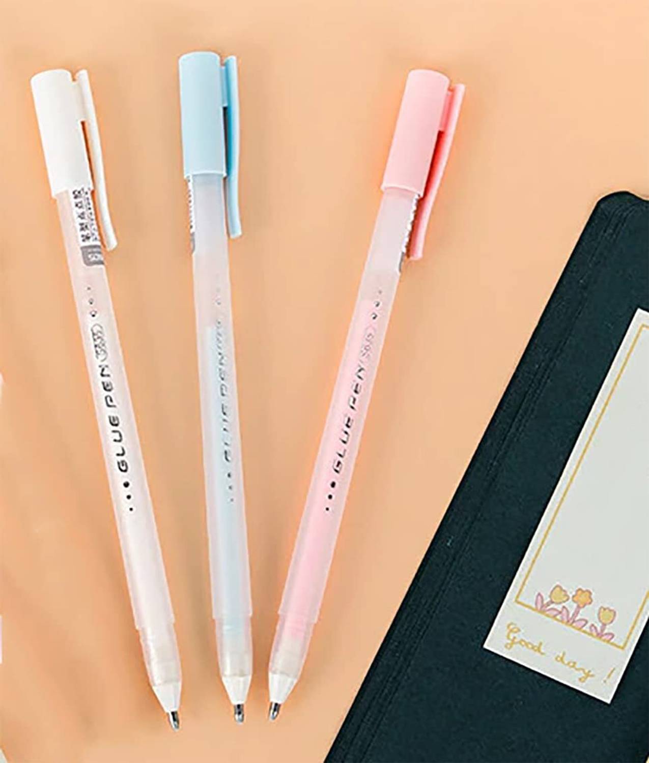 canoff Quick Dry Glue Pen for Papercrafts, Handmade DIY Foil-Stamping Stationery Set