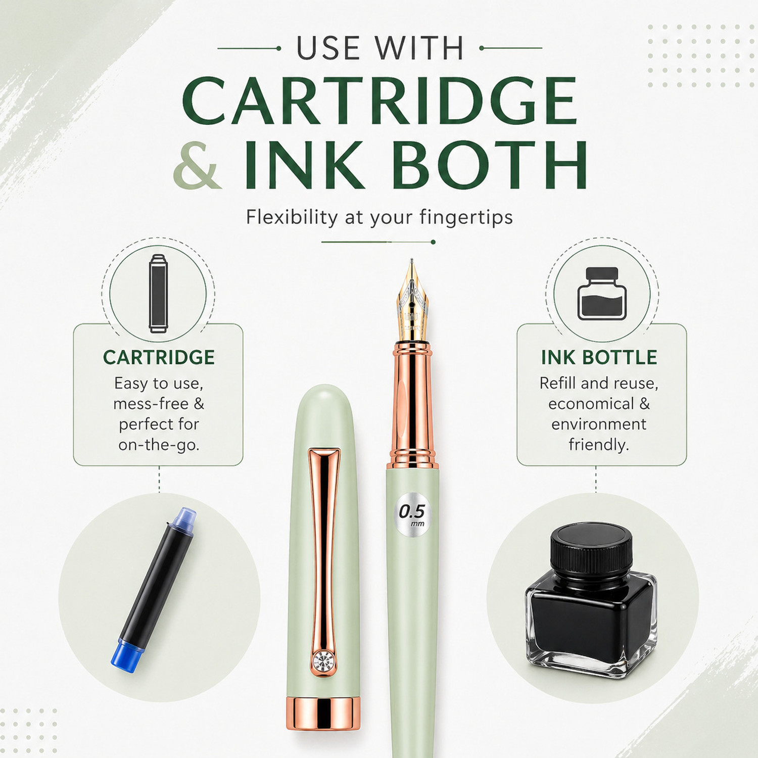 Image of TANZO METAL Fountain Pen