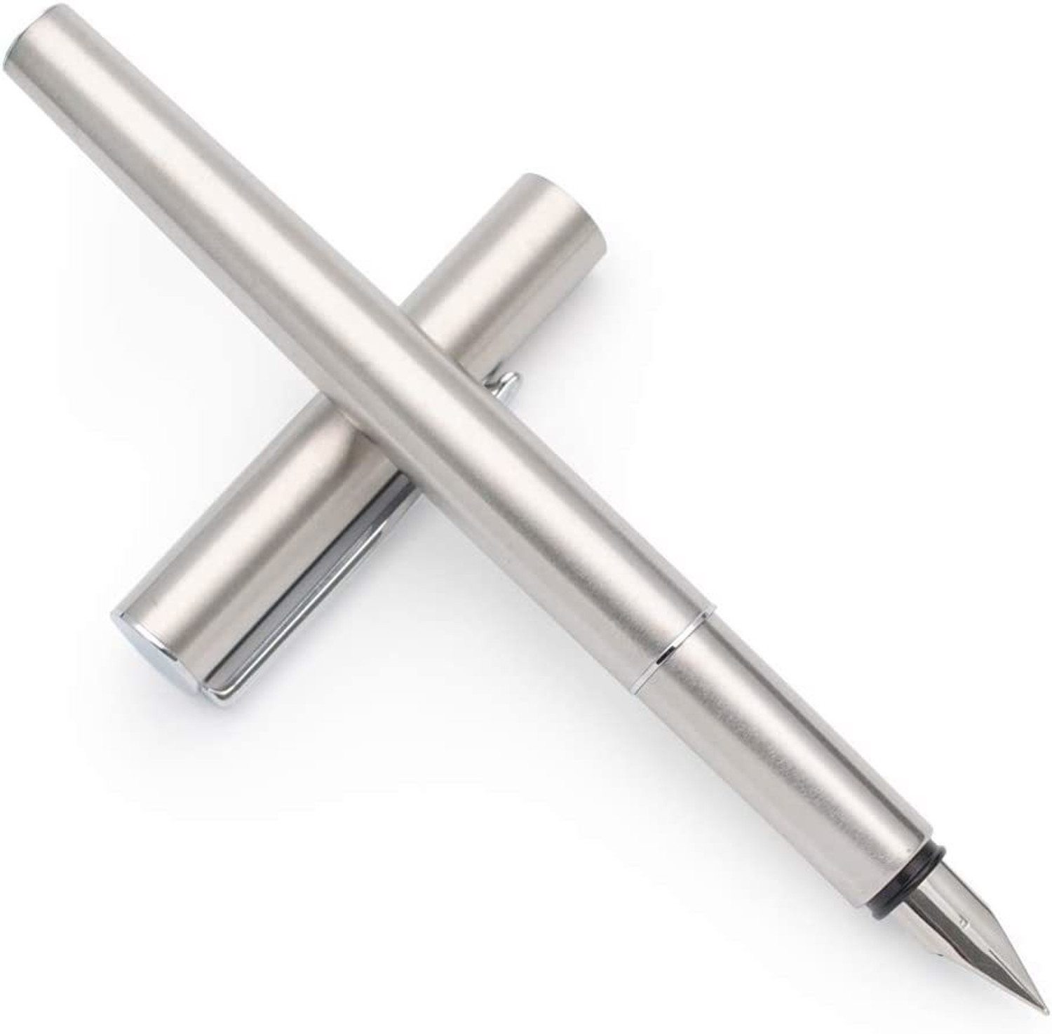Image of Schmidt Jinhao 35 Series Stainless Steel Extra Fine Nib Fountain Pen Fountain Pen