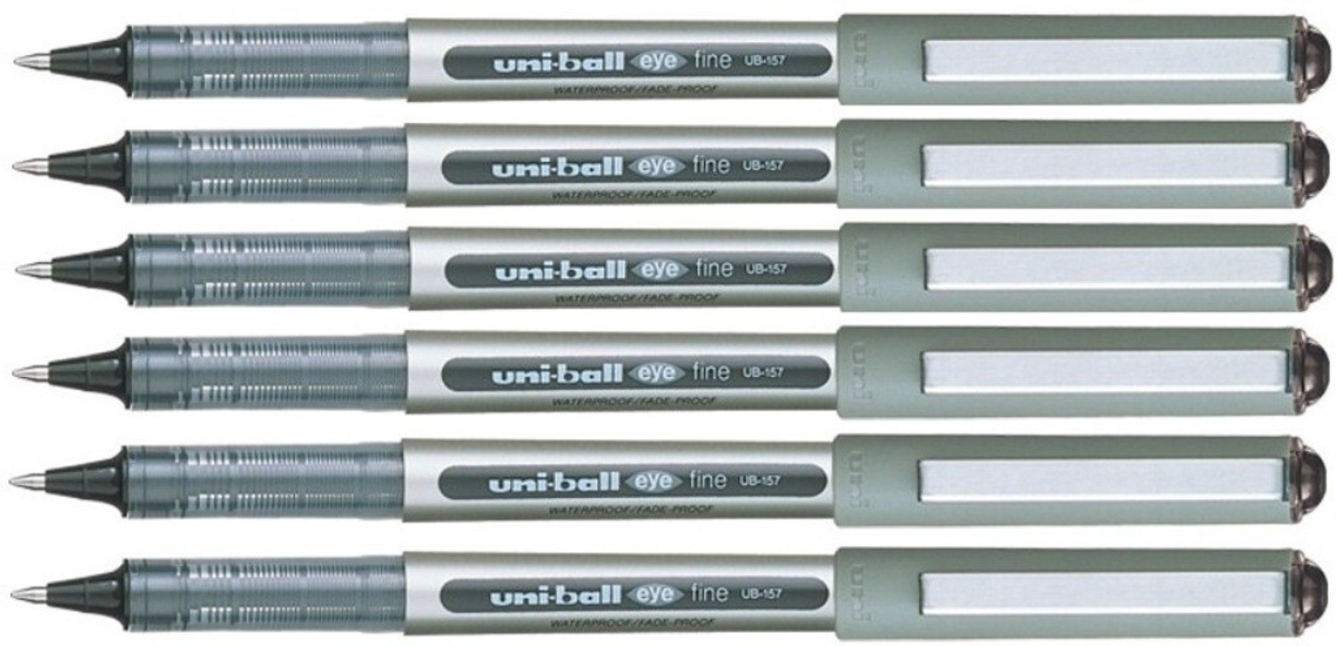Image of uni-ball Eye UB 157 | Tip Size 0.7 mm | Comfortable Grip | For School & Office Use | Roller Ball Pen
