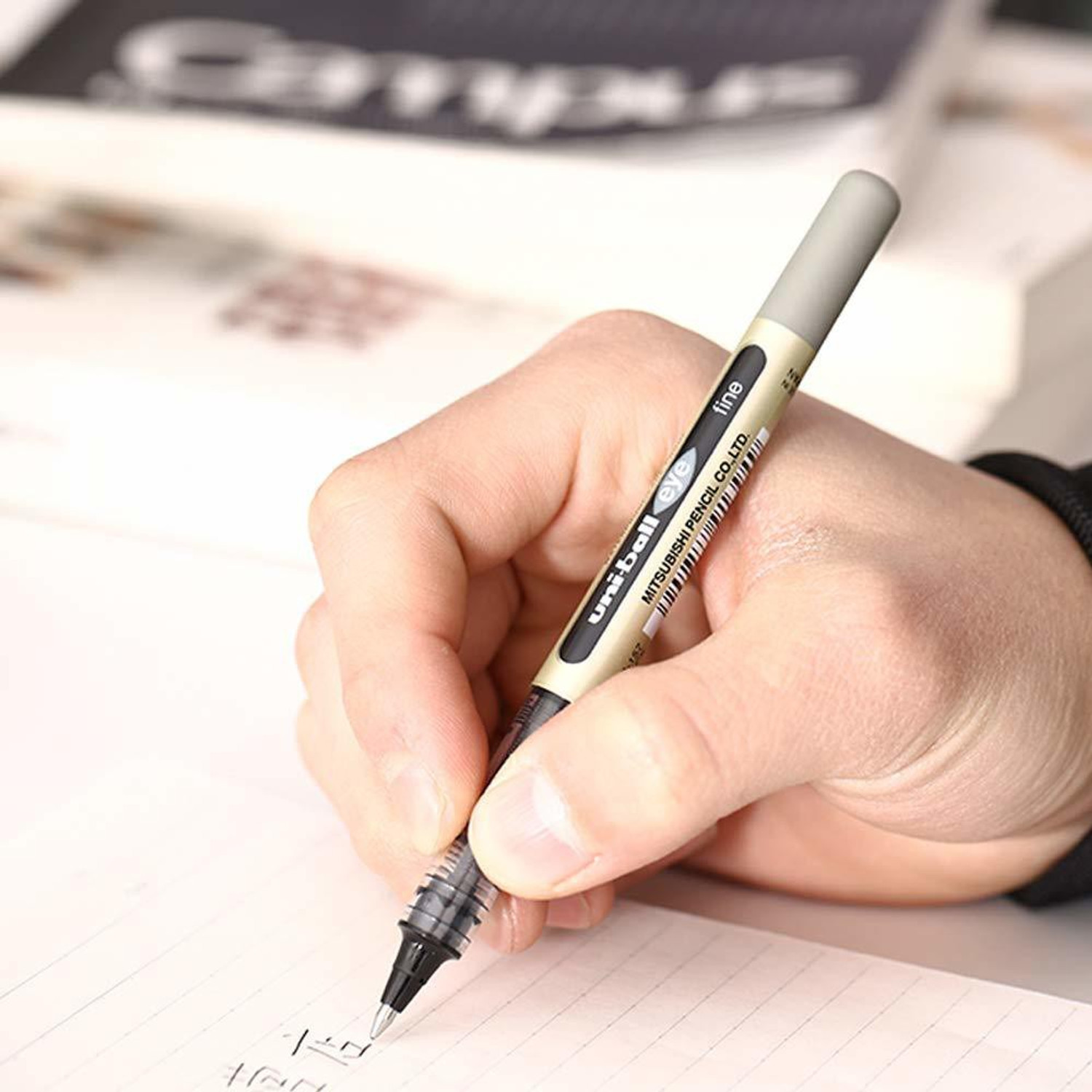 Image of uni-ball Eye UB 157 0.7 mm Roller Pen | Quick Drying Ink, Fast Writing Roller Ball Pen