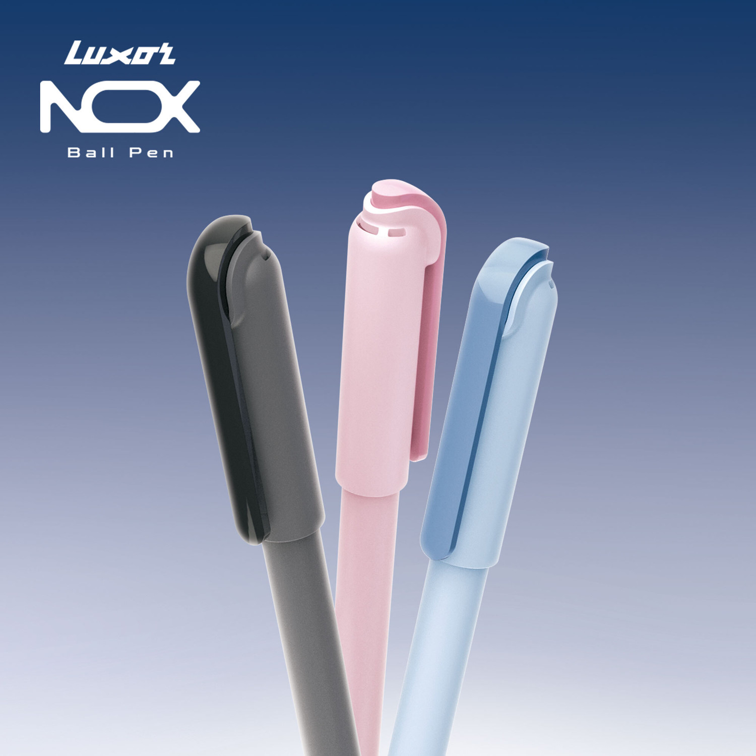 Image of LUXOR NOX Assorted Ball Pens | 0.7 mm | Feather-Light | For Home, Office, and School | Ball Pen