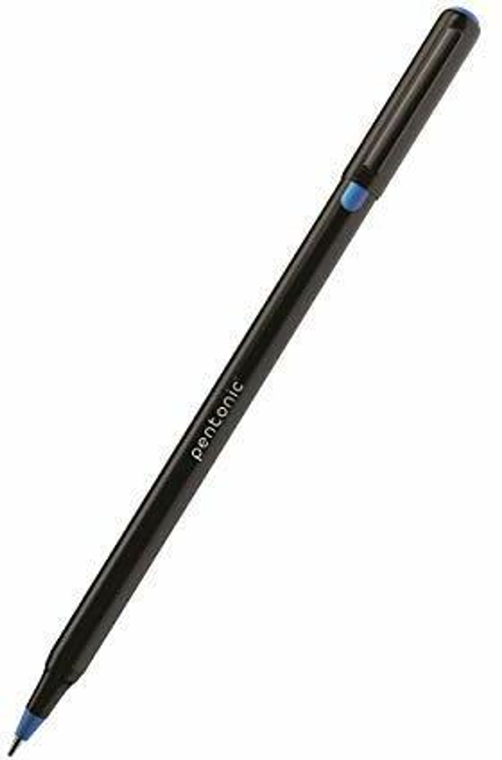 Image of Pentonic 0.7 mm Ball Point Pen | Black Matte Finish Body, Smudge Free Writing Ball Pen