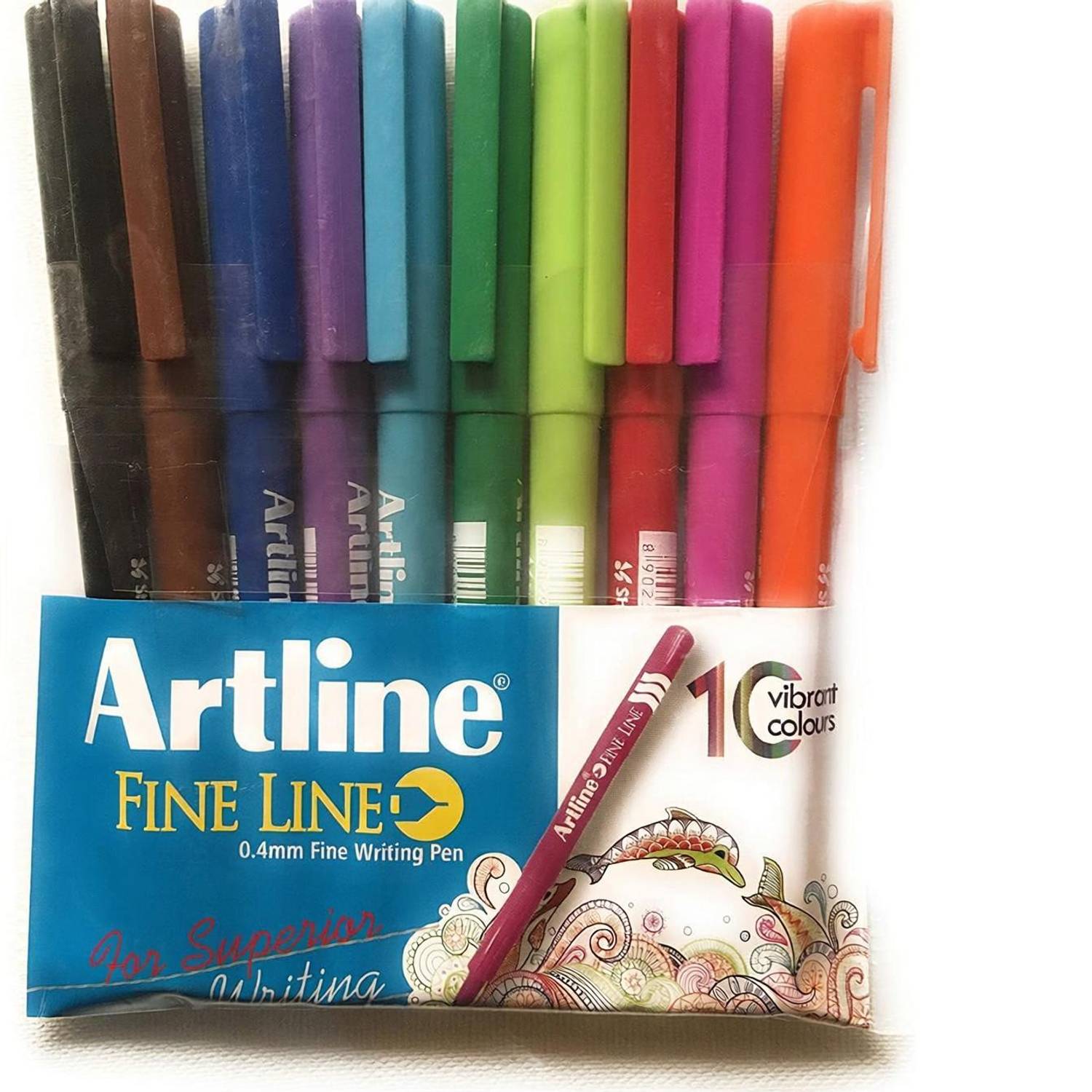 Artline Multi color Fineliner Pen