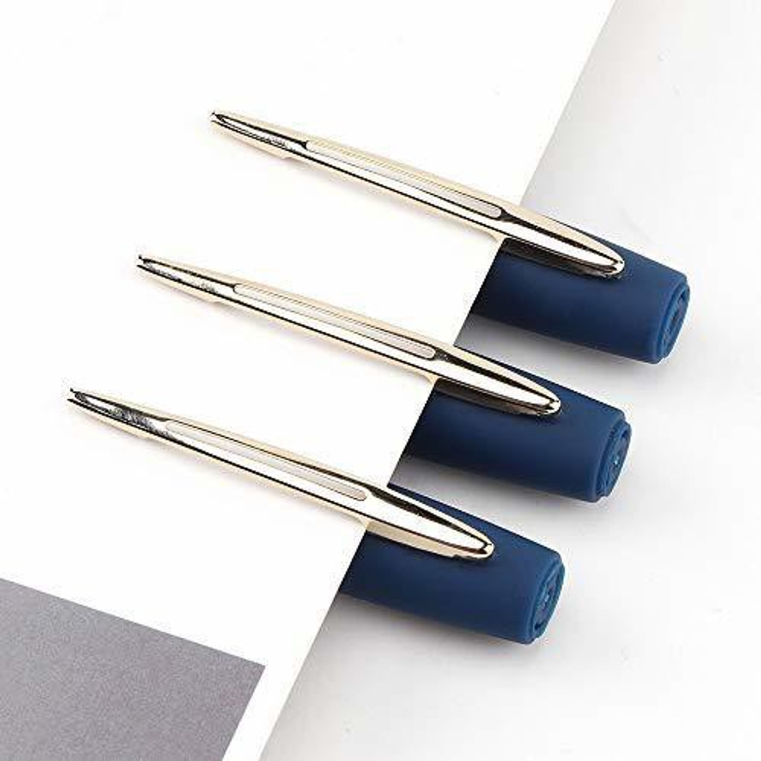 Image of greencom Baoke 1.0mm free & smooth writing Gel Ink Pen (3Blue, 3Black, 3Red) Gel Pen