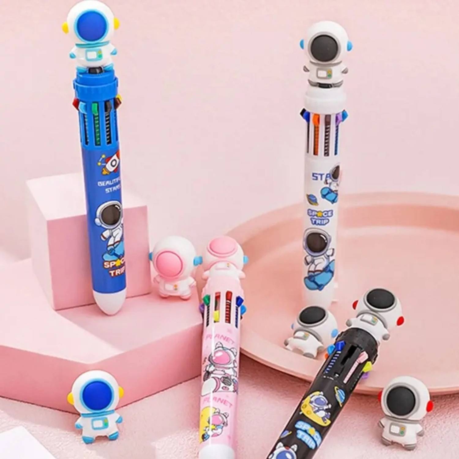 ALPHINE 10-in-1 Retractable Ballpoint Pen Ball Pen